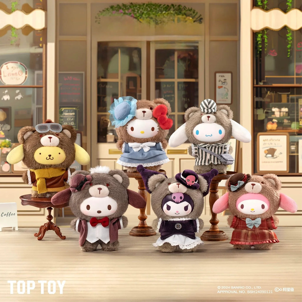 TOP TOY Afternoon Tea Series Vinyl Plush Keychains Gift Blind Box