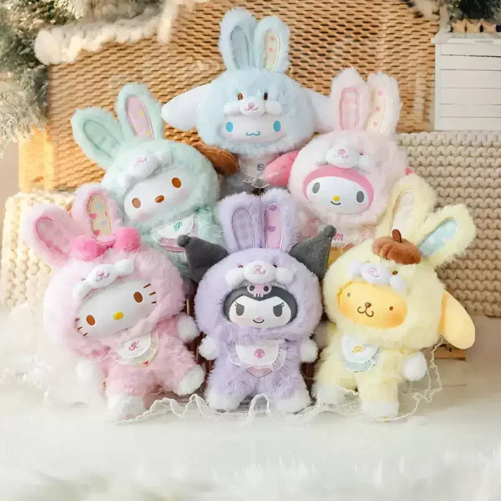 TOP TOY Elf Bunny Baby Vinyl Plush Keychains Gift Blind Box