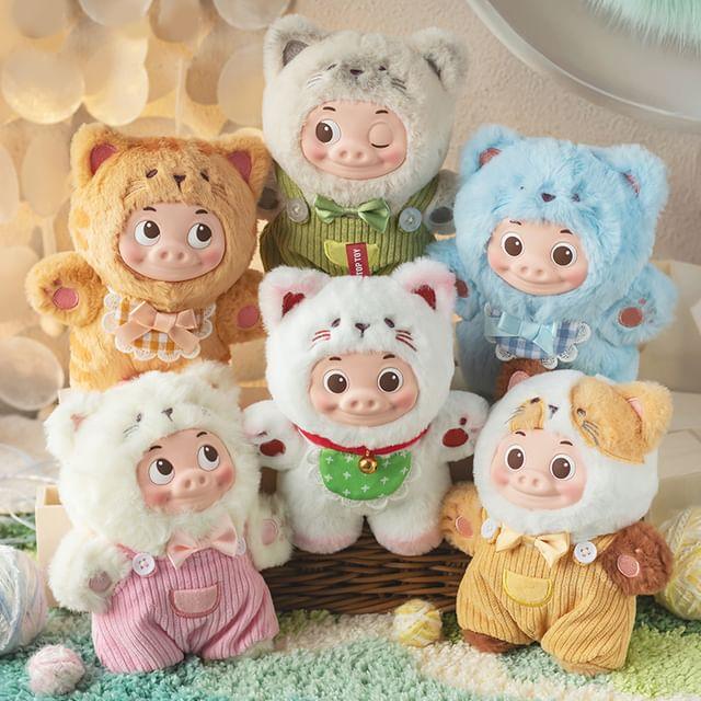 GG Bond Characters Piggy Meow Plush Doll Blind Box - Tiny Boxes