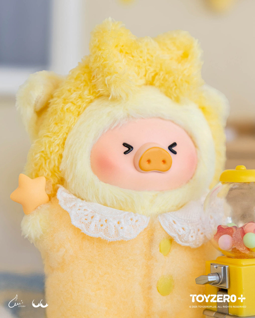 Lulu the Piggy - LuLu’s Dreaming Wonderland Series PVC Plush Keychain Blindbox