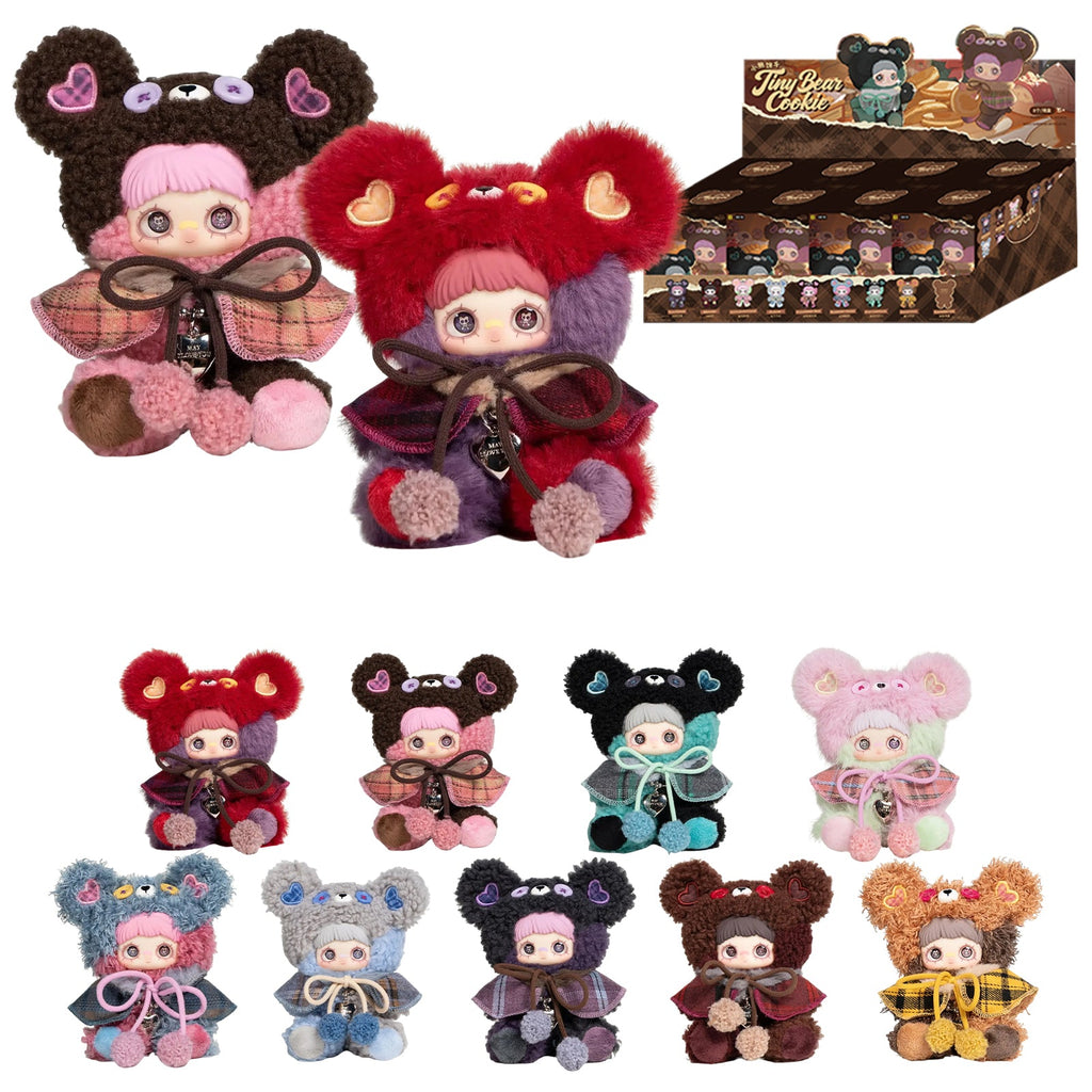 Maymei Tiny Bear Cookie Series Plush Keychain Blind Box