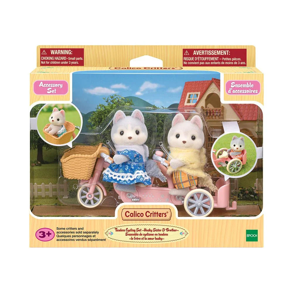 Husky Sister & Brother Tandem Cycling Set - Tiny Boxes