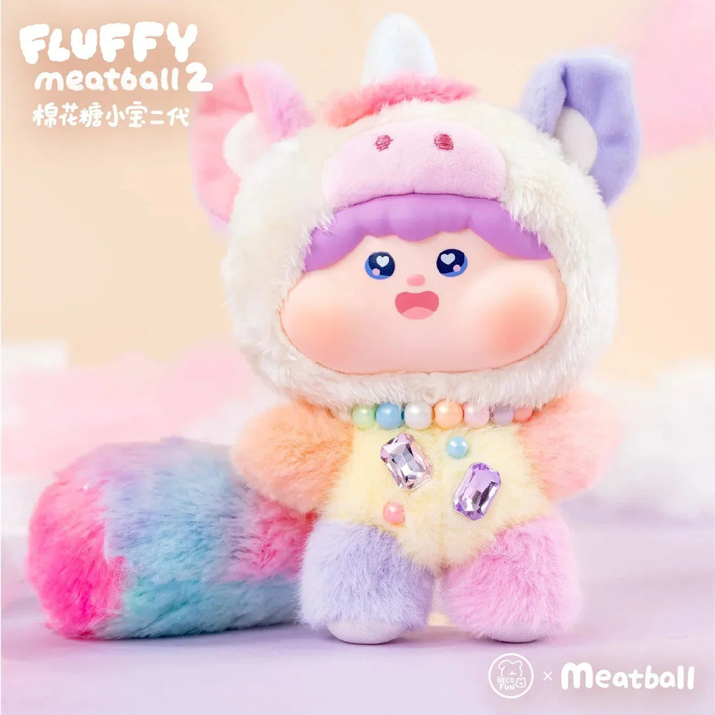 Fluffy Meatball Series V2 Plush Blind Box - Tiny Boxes