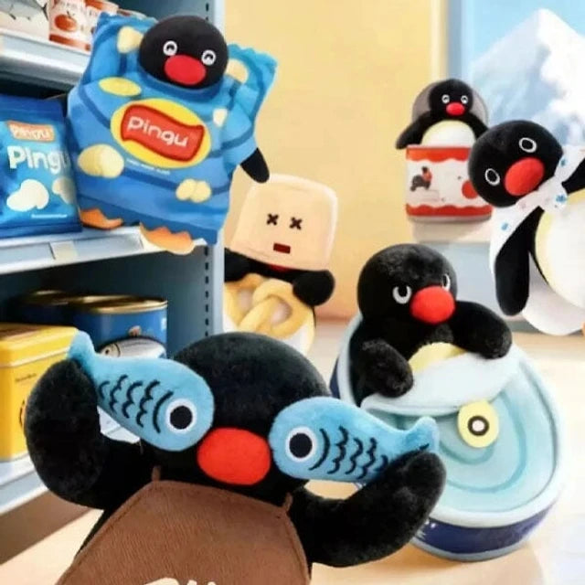 Pingu Hide And Seek Series Plush Toy Pendant Blind Box