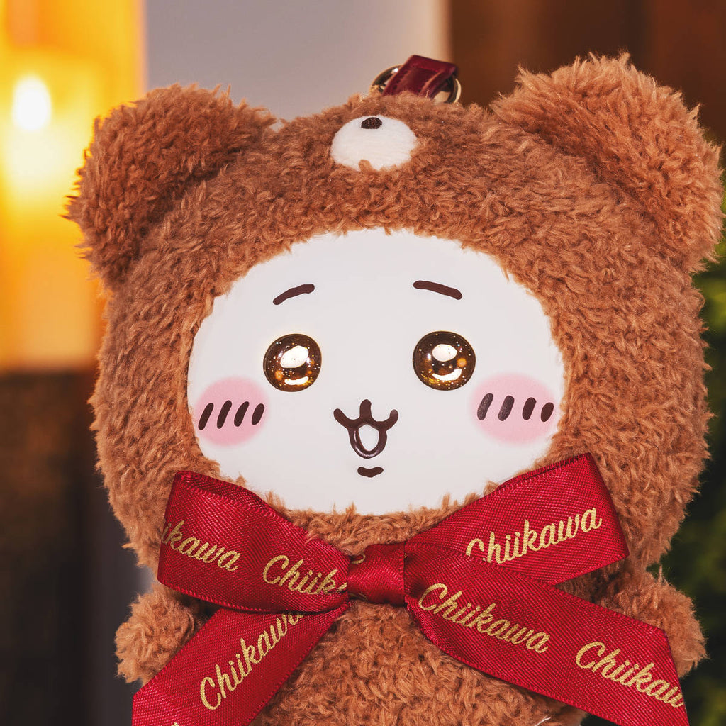 Chiikawa "Kiramekko Teddy Bear" Vinyl Plush Pendant