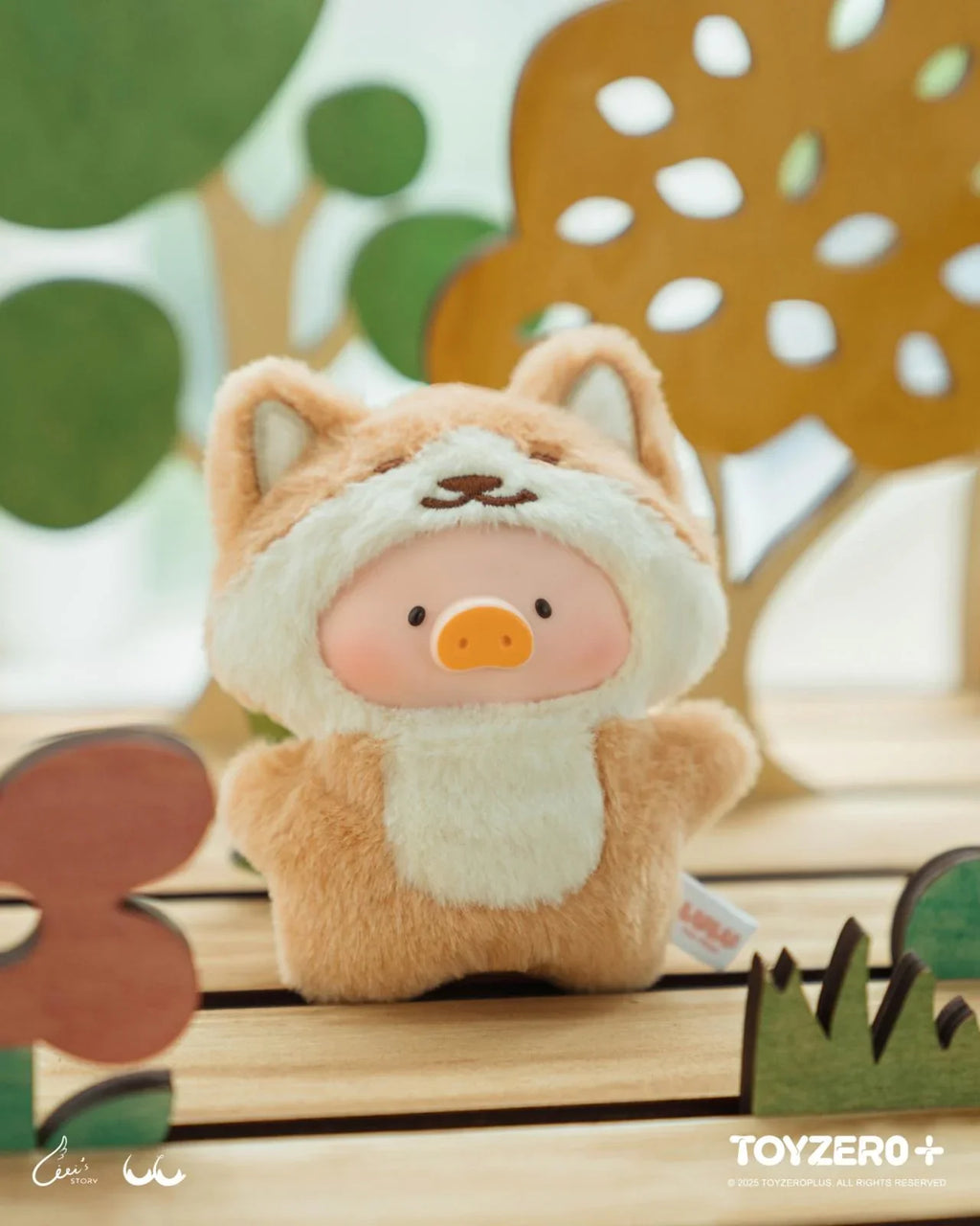 LuLu the Piggy Animal Party - Puppet Show PVC Face Plush Keychain Blind Box