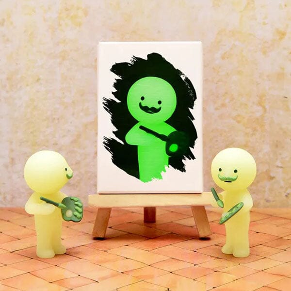 Smiski Museum Series Collectible Glow in the Dark Figurine Blind Box (1pc) Simple Smiski 