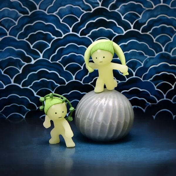 Smiski Museum Series Collectible Glow in the Dark Figurine Blind Box (1pc) Simple Smiski 