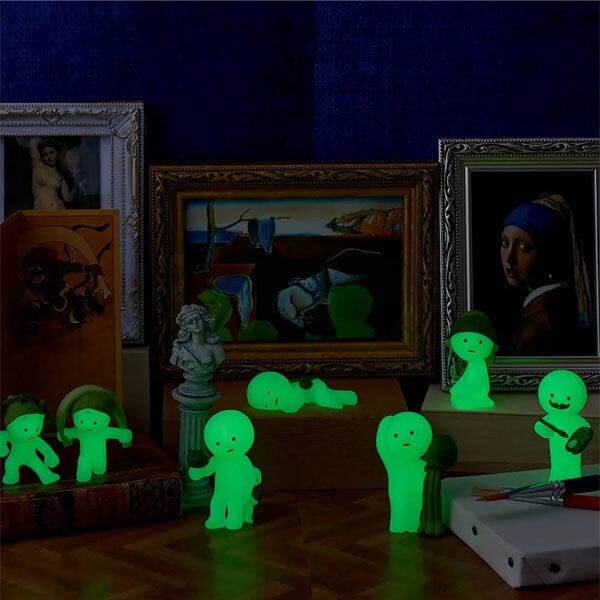 Smiski Museum Series Collectible Glow in the Dark Figurine Blind Box (1pc) Simple Smiski 
