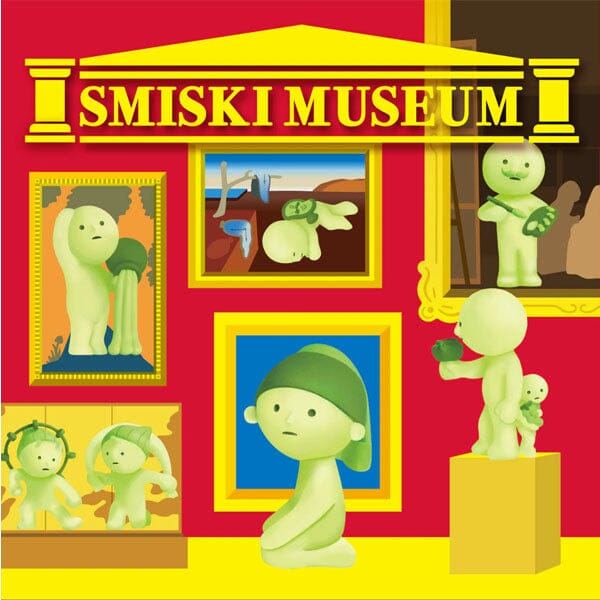 Smiski Museum Series Collectible Glow in the Dark Figurine Blind Box (1pc) Simple Smiski 