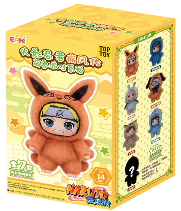 TOP TOY Naruto Beast Party Series Vinyl Face Plush Blind Box
