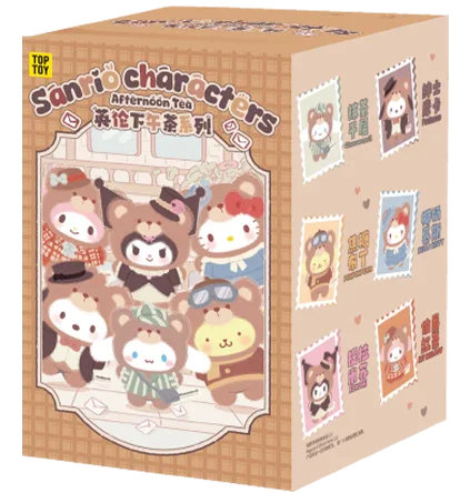 TOP TOY Afternoon Tea Series Vinyl Plush Keychains Gift Blind Box