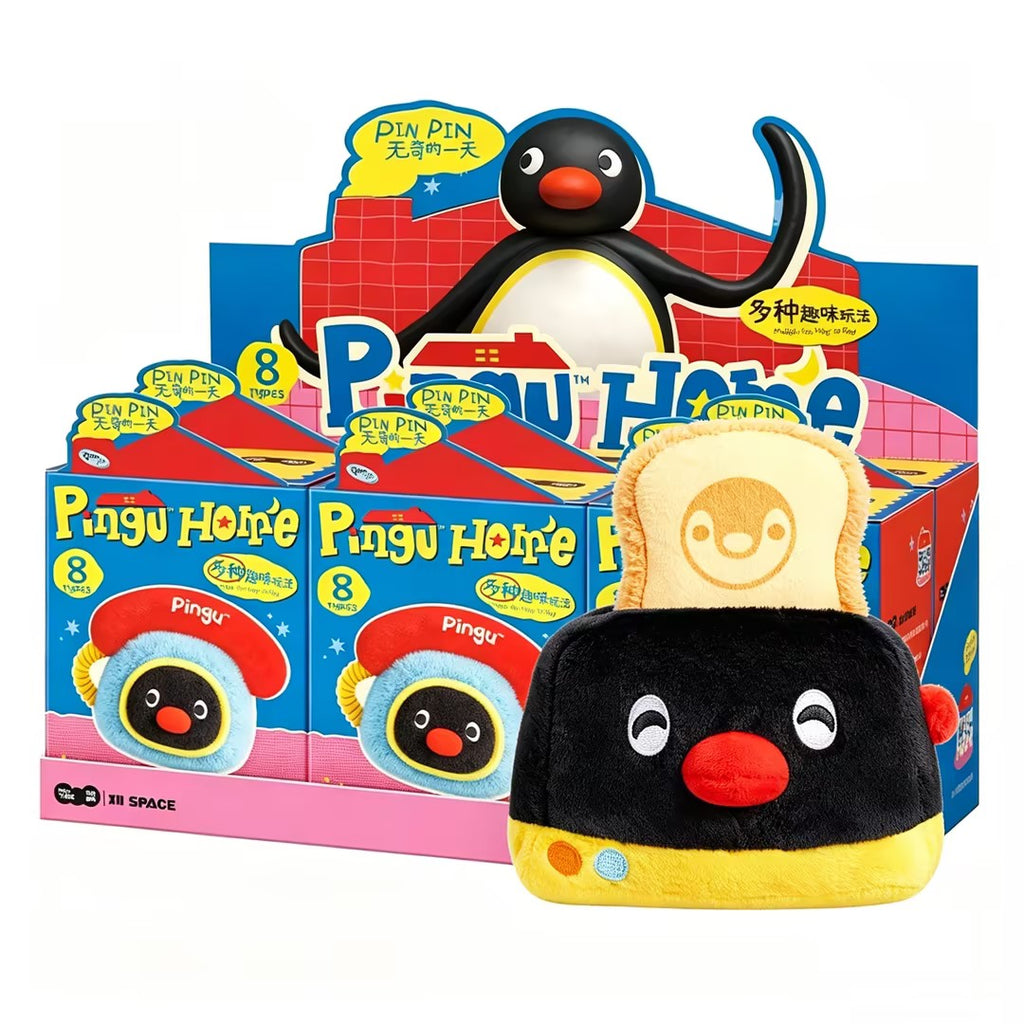 Pingu Home Diary Series Interactive Plush Keychain Blind Box - Tiny Boxes