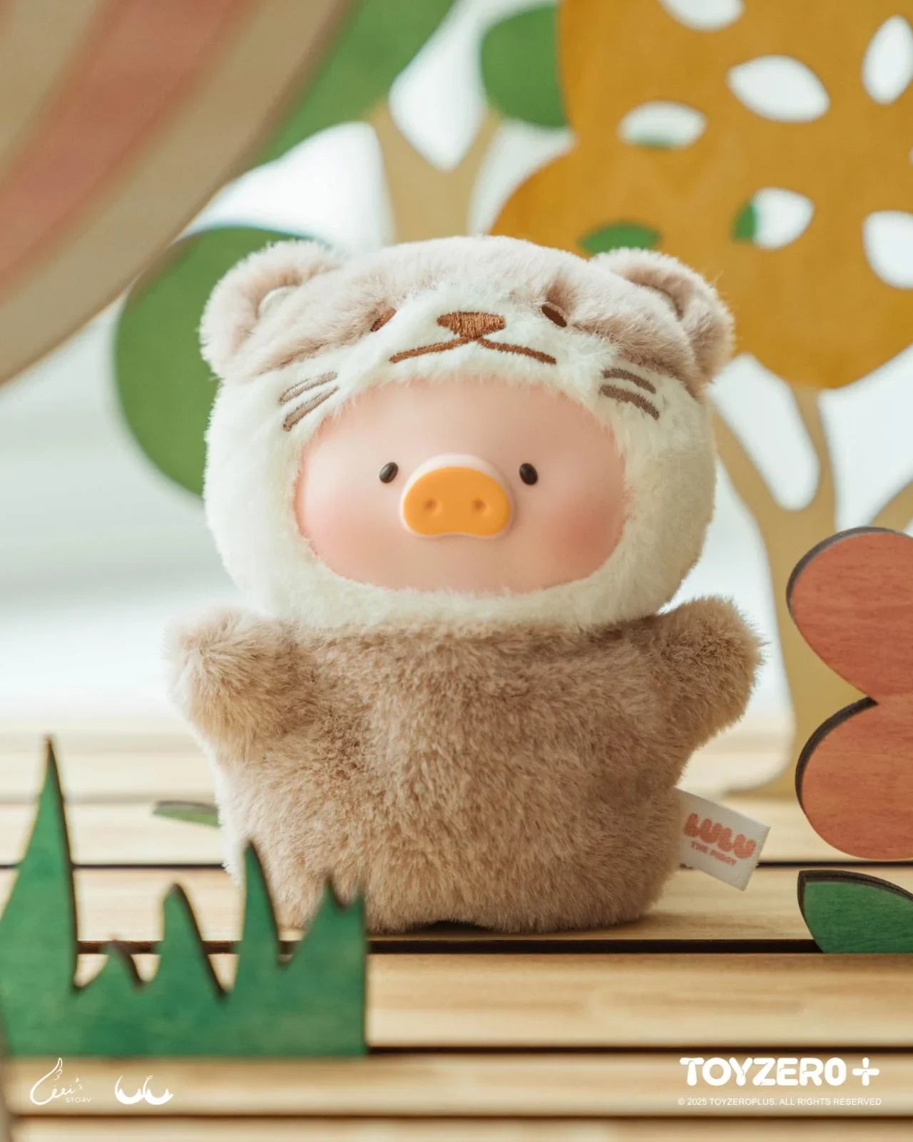 LuLu the Piggy Animal Party - Puppet Show PVC Face Plush Keychain Blind Box