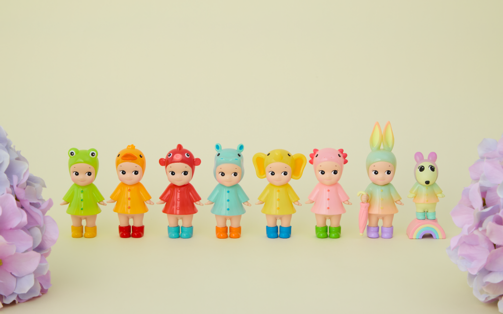 送料無料　Sonny Angel I LOVE RAINY DAY Sonny Angel Collectable Mini Cherub Figurines Limited Edition 