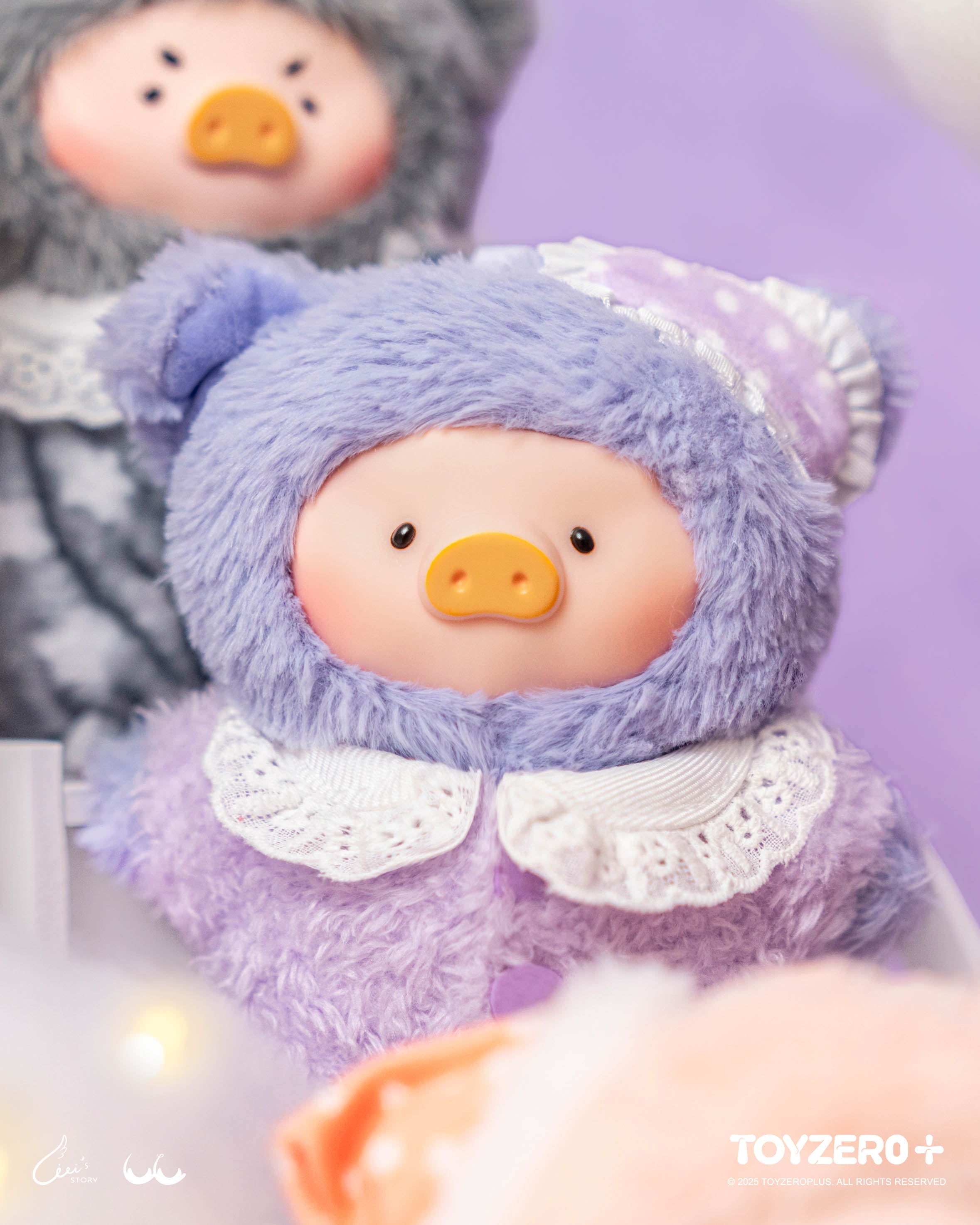 Lulu the Piggy - LuLu’s Dreaming Wonderland Series PVC Plush Keychain Blindbox